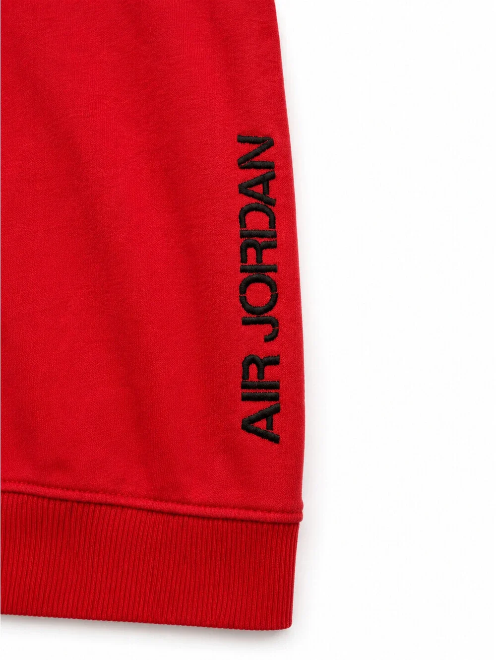 Nike Air Jordan Flight Hoodie Men XL Red Black Pullover Fleece Sweatshirt